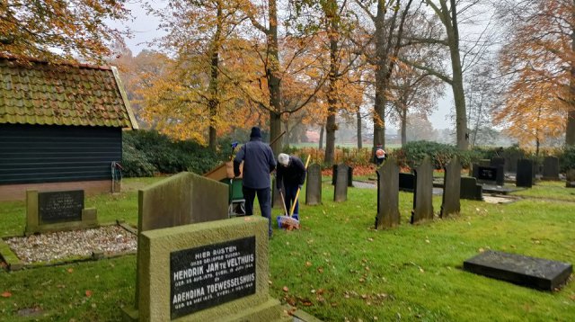 Klusmorgen begraafplaats (zaterdag 18 november 2023)